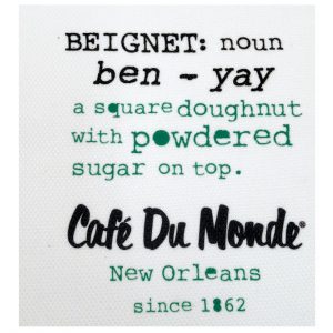 Cafe du Monde Beignet Definition Towel