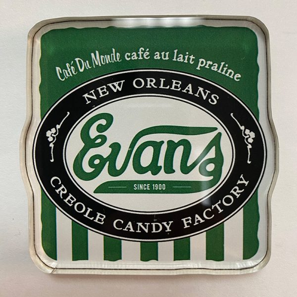 Evans Cafe au Lait Creole Praline Magnet