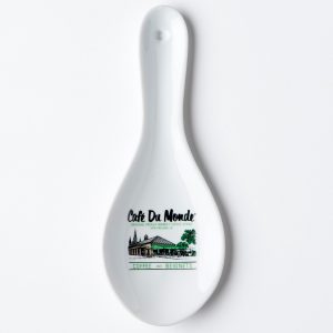 Cafe du Monde Logo Restaurant Style Spoon