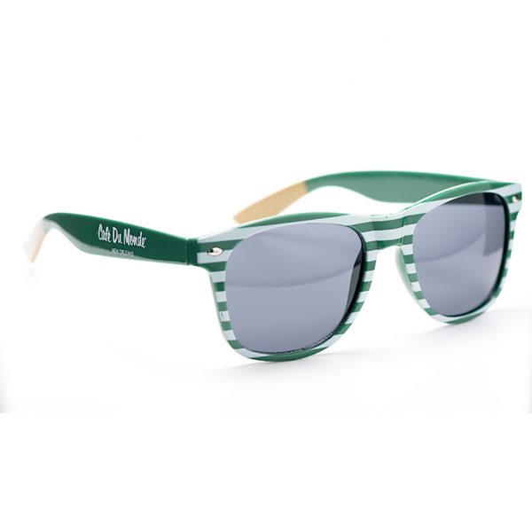 Cafe du Monde Striped Sunglasses