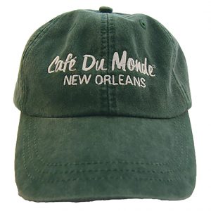 Cafe du Monde Forest Green Washed Cap