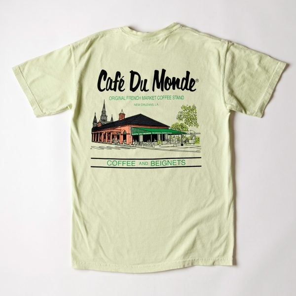 Cafe du Monde Comfort Colors Celadon Tee Shirt