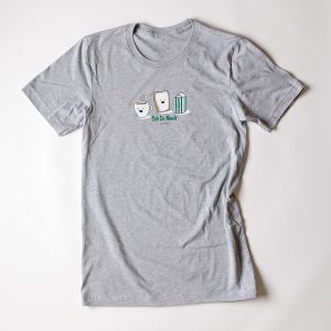 Cafe du Monde Gray Canvas Brand Tee Shirt