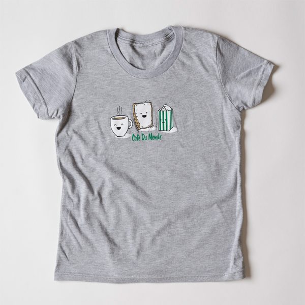 Cafe du Monde Gray Rabbit Skins Tee Shirt