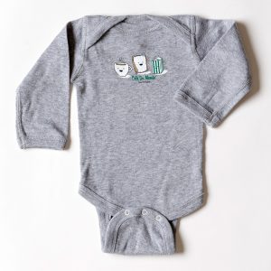 Cafe du Monde Gray Rabbit Skins Onesie