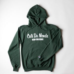 Cafe du Monde Green Champion Hoodie Sweatshirt