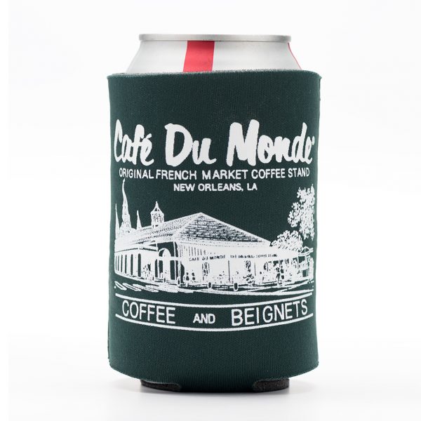 Cafe du Monde Forest Green Koozie