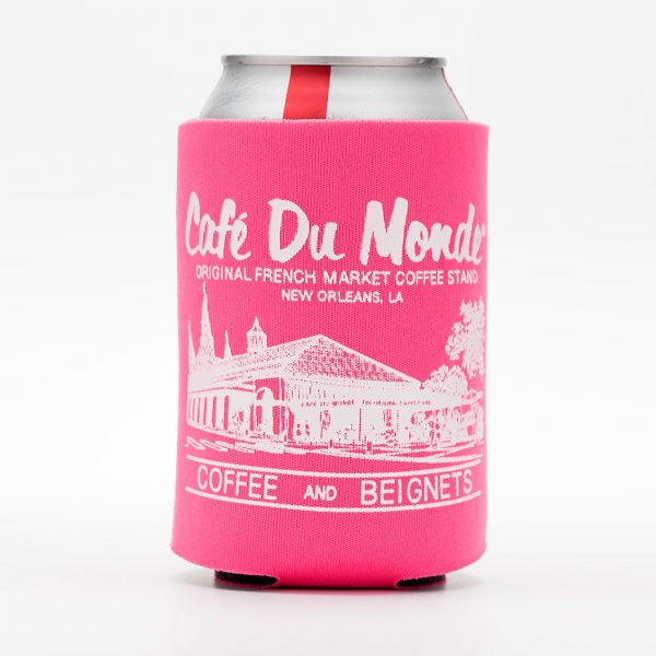 Cafe du Monde Pink Koozie