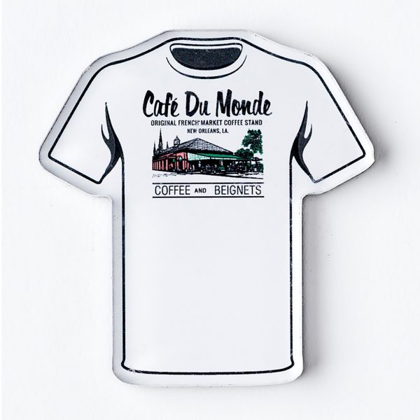 Cafe du Monde T Shirt Magnet