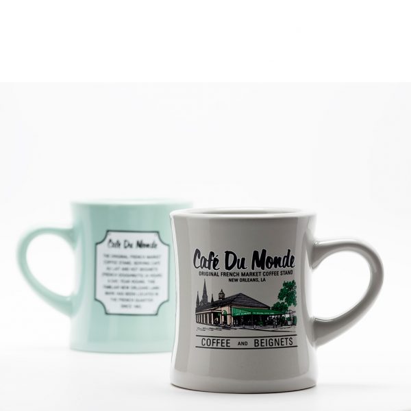 Cafe du Monde Gray Diner Coffee Mug