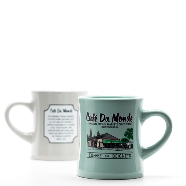 Cafe du Monde Mini Green Diner Coffee Mug