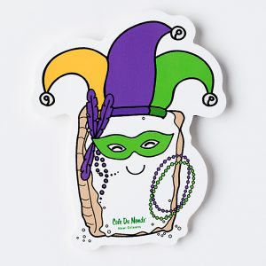 Cafe du Monde Beignet Jester Sticker